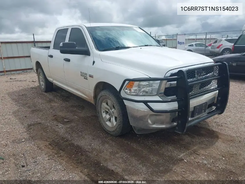 2022 Ram 1500 Classic Tradesman 4X4 6'4 Box VIN: 1C6RR7ST1NS154023 Lot: 42650538
