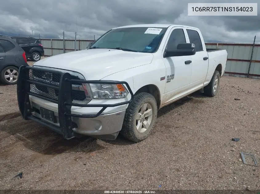 2022 Ram 1500 Classic Tradesman 4X4 6'4 Box VIN: 1C6RR7ST1NS154023 Lot: 42650538