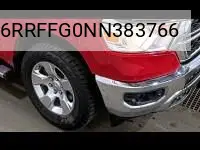 2022 Ram 1500 Big Horn 4X4 5'7 Box VIN: 1C6RRFFG0NN383766 Lot: 42677880