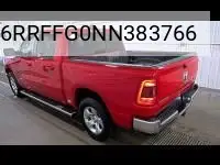 2022 Ram 1500 Big Horn 4X4 5'7 Box VIN: 1C6RRFFG0NN383766 Lot: 42677880