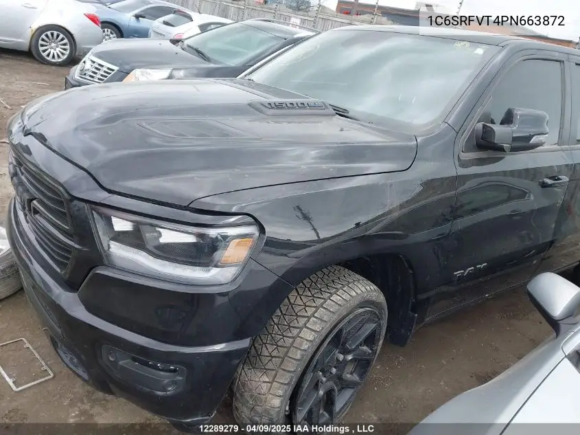 2023 Ram 1500 Sport VIN: 1C6SRFVT4PN663872 Lot: 12289279