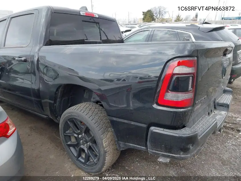 2023 Ram 1500 Sport VIN: 1C6SRFVT4PN663872 Lot: 12289279