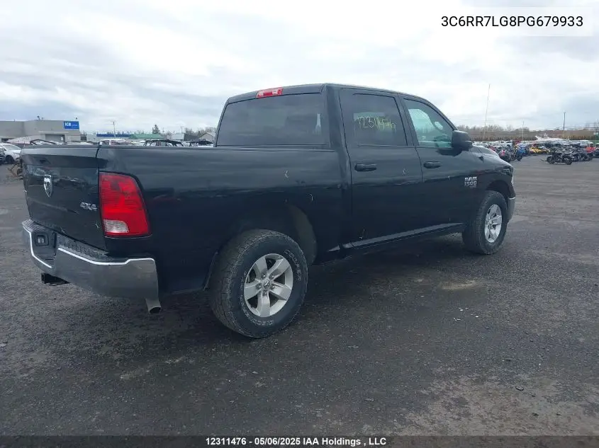 2023 Ram 1500 Classic Slt VIN: 3C6RR7LG8PG679933 Lot: 12311476