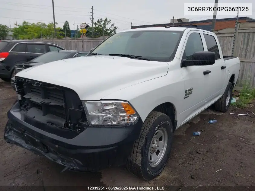 2023 Ram 1500 Classic Tradesman VIN: 3C6RR7KG0PG662125 Lot: 12339251