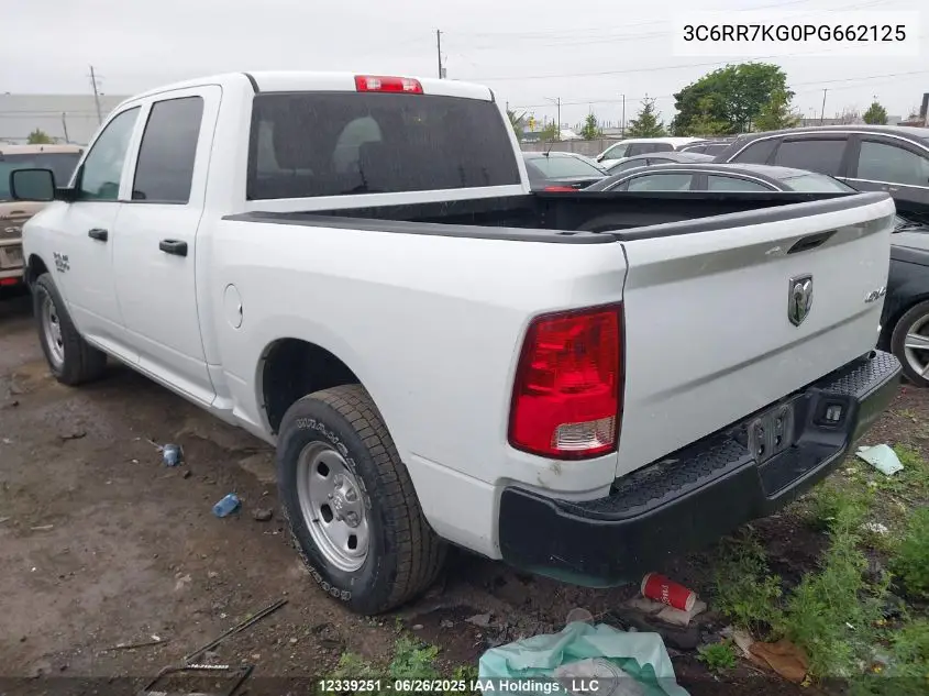 2023 Ram 1500 Classic Tradesman VIN: 3C6RR7KG0PG662125 Lot: 12339251