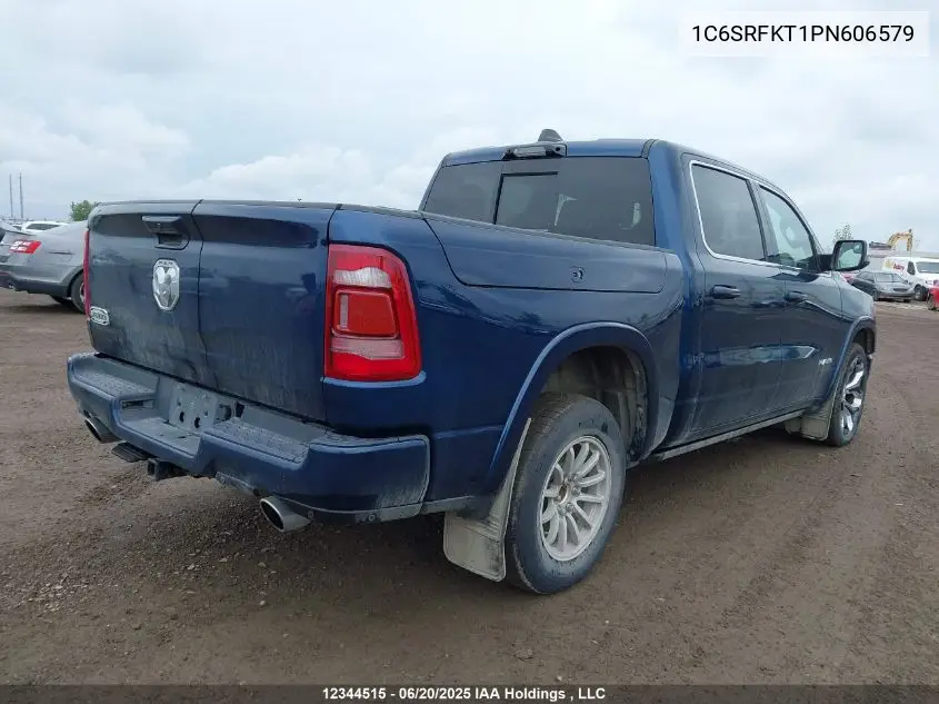 2023 Ram 1500 Longhorn VIN: 1C6SRFKT1PN606579 Lot: 12344515