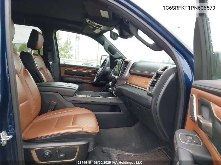 2023 Ram 1500 Longhorn VIN: 1C6SRFKT1PN606579 Lot: 12344515