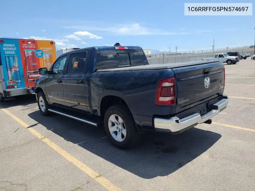 2023 Ram 1500 Big Horn 4X4 5'7 Box VIN: 1C6RRFFG5PN574697 Lot: 42672770