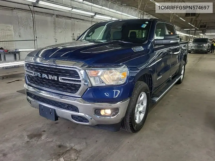 2023 Ram 1500 Big Horn 4X4 5'7 Box VIN: 1C6RRFFG5PN574697 Lot: 42672770