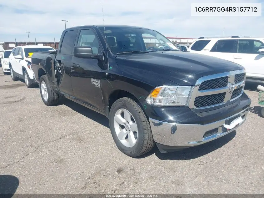 2024 Ram 1500 Classic Slt 4X4 6'4 Box VIN: 1C6RR7GG4RS157712 Lot: 42266709