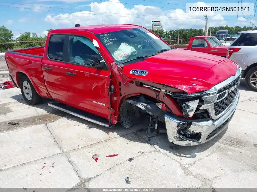 2025 Ram 1500 Big Horn 4X2 6'4 Box VIN: 1C6RREBG4SN501541 Lot: 42263061