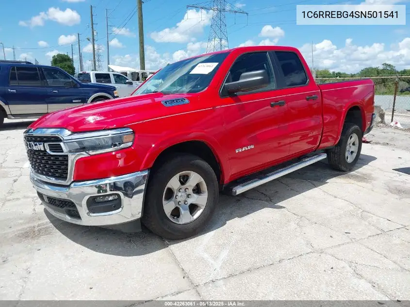 2025 Ram 1500 Big Horn 4X2 6'4 Box VIN: 1C6RREBG4SN501541 Lot: 42263061