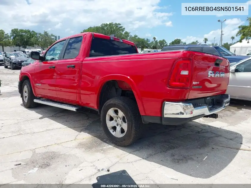 2025 Ram 1500 Big Horn 4X2 6'4 Box VIN: 1C6RREBG4SN501541 Lot: 42263061