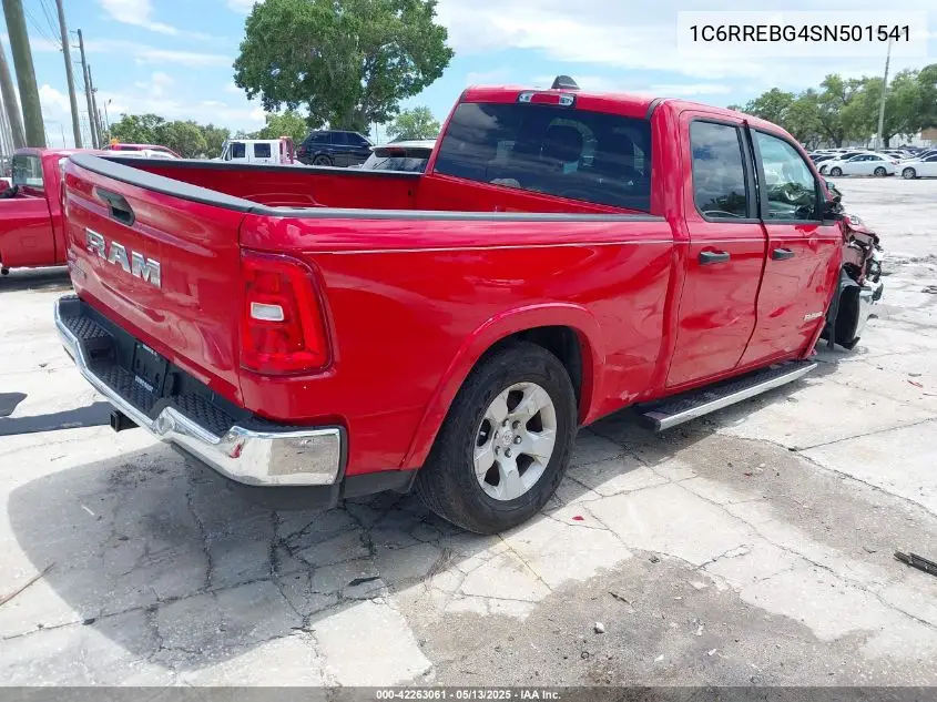 2025 Ram 1500 Big Horn 4X2 6'4 Box VIN: 1C6RREBG4SN501541 Lot: 42263061