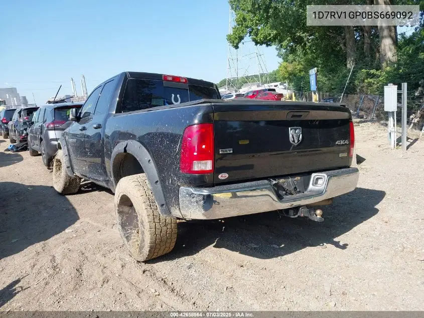 2011 Ram Ram 1500 Slt VIN: 1D7RV1GP0BS669092 Lot: 42658564