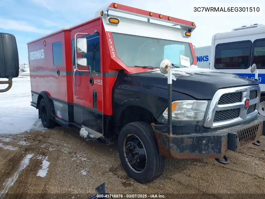 2014 Ram 5500 Chassis Tradesman/Slt VIN: 3C7WRMAL6EG301510 Lot: 41716876