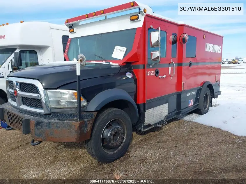 2014 Ram 5500 Chassis Tradesman/Slt VIN: 3C7WRMAL6EG301510 Lot: 41716876