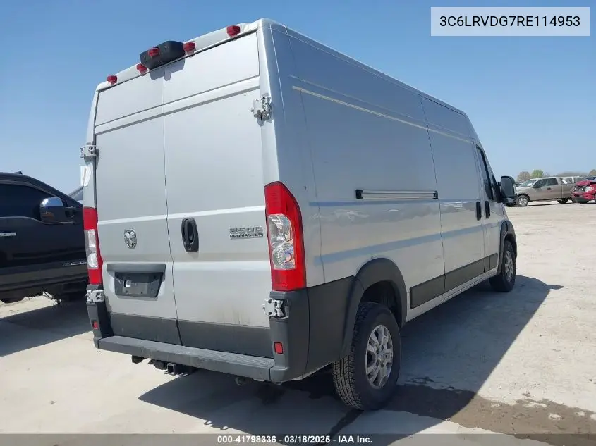 2024 Ram Promaster 2500 Slt High Roof 159 Wb VIN: 3C6LRVDG7RE114953 Lot: 41798336