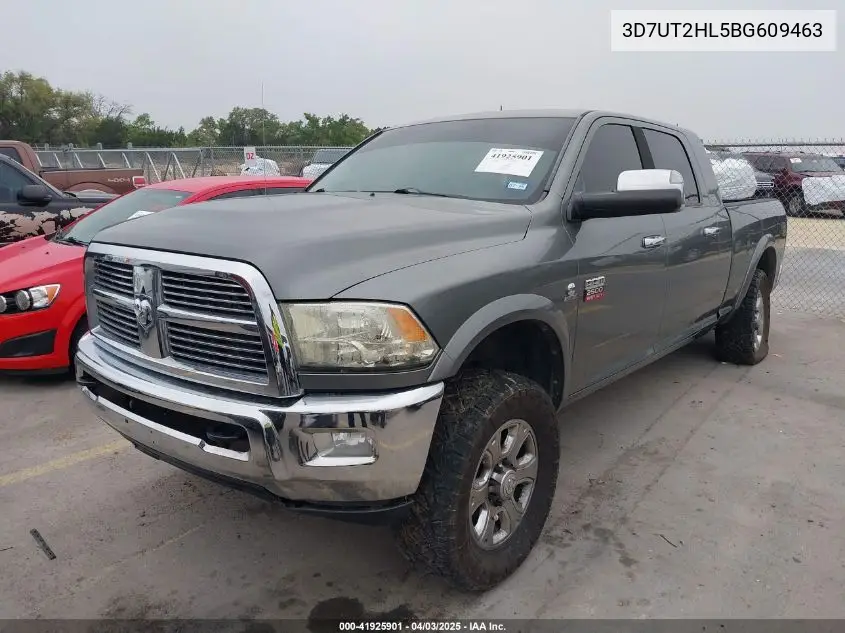 2011 Ram Ram 2500 Laramie VIN: 3D7UT2HL5BG609463 Lot: 41925901
