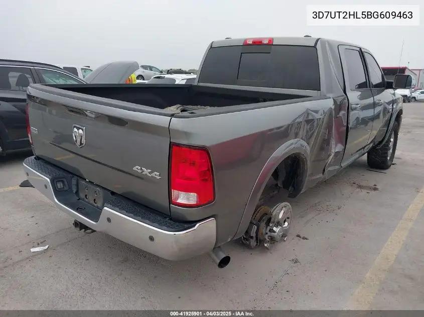 2011 Ram Ram 2500 Laramie VIN: 3D7UT2HL5BG609463 Lot: 41925901