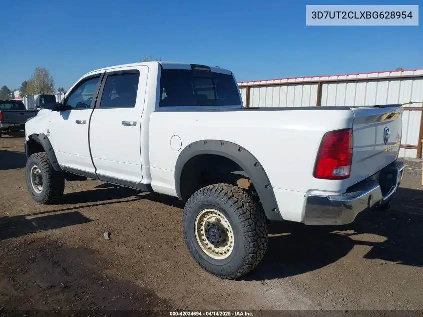 2011 Ram Ram 2500 Slt VIN: 3D7UT2CLXBG628954 Lot: 42034694
