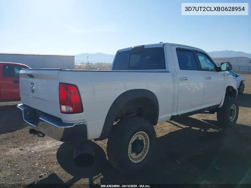 2011 Ram Ram 2500 Slt VIN: 3D7UT2CLXBG628954 Lot: 42034694