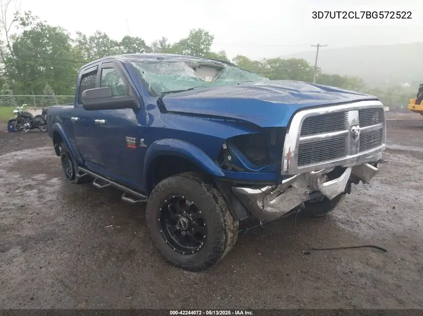 2011 Ram Ram 2500 Slt VIN: 3D7UT2CL7BG572522 Lot: 42244072