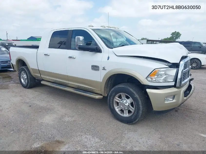 2011 Ram Ram 2500 Laramie Longhorn VIN: 3D7UT2HL8BG630050 Lot: 42496870