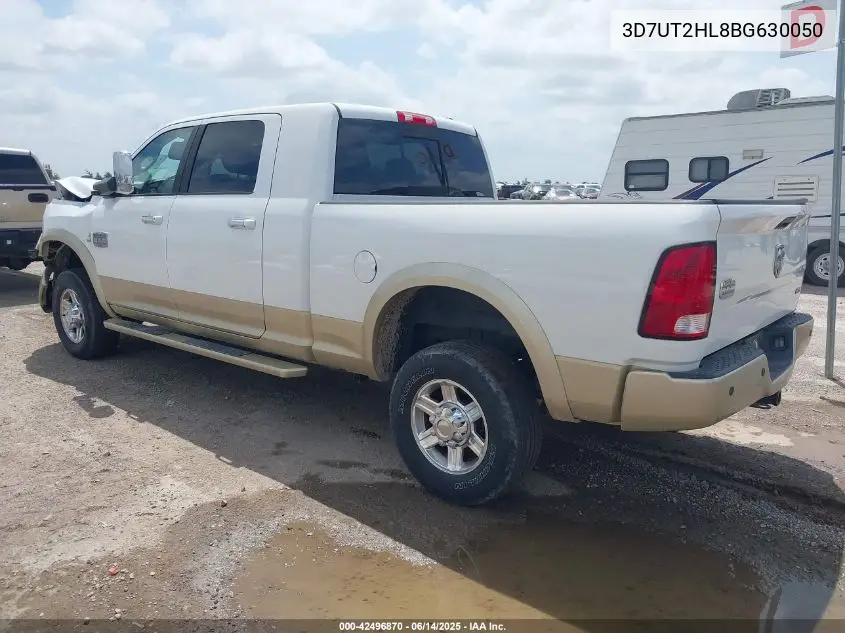 2011 Ram Ram 2500 Laramie Longhorn VIN: 3D7UT2HL8BG630050 Lot: 42496870