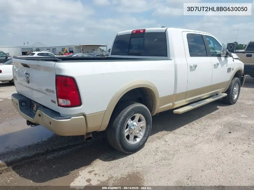 2011 Ram Ram 2500 Laramie Longhorn VIN: 3D7UT2HL8BG630050 Lot: 42496870