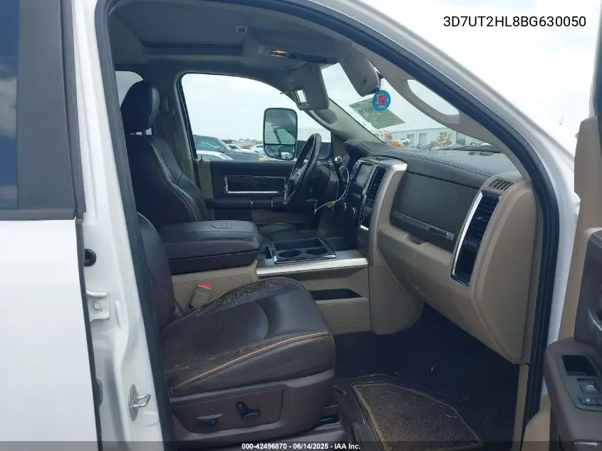 2011 Ram Ram 2500 Laramie Longhorn VIN: 3D7UT2HL8BG630050 Lot: 42496870