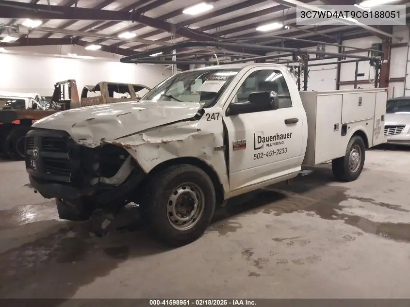 2012 Ram 2500 St VIN: 3C7WD4AT9CG188051 Lot: 41598951