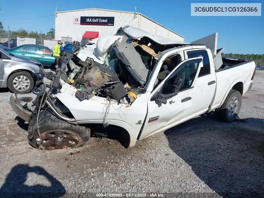 2012 Ram 2500 St VIN: 3C6UD5CL1CG126366 Lot: 41699965