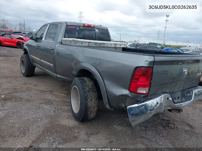 2012 Ram 2500 Laramie VIN: 3C6UD5KL0CG262635 Lot: 42028473