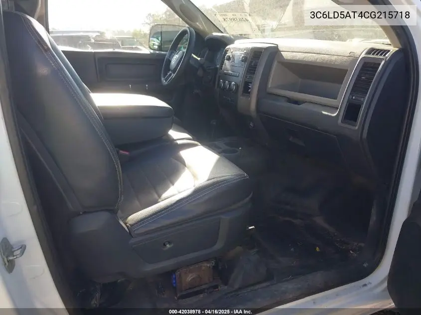 2012 Ram 2500 St VIN: 3C6LD5AT4CG215718 Lot: 42038978