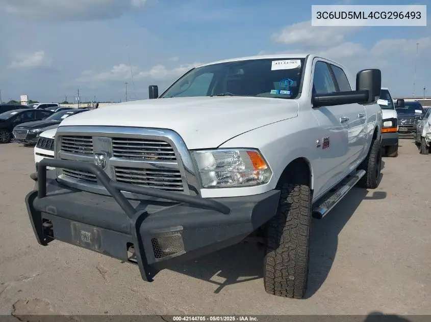 2012 Ram 2500 Slt VIN: 3C6UD5ML4CG296493 Lot: 42144705