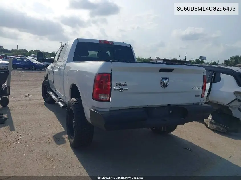 2012 Ram 2500 Slt VIN: 3C6UD5ML4CG296493 Lot: 42144705