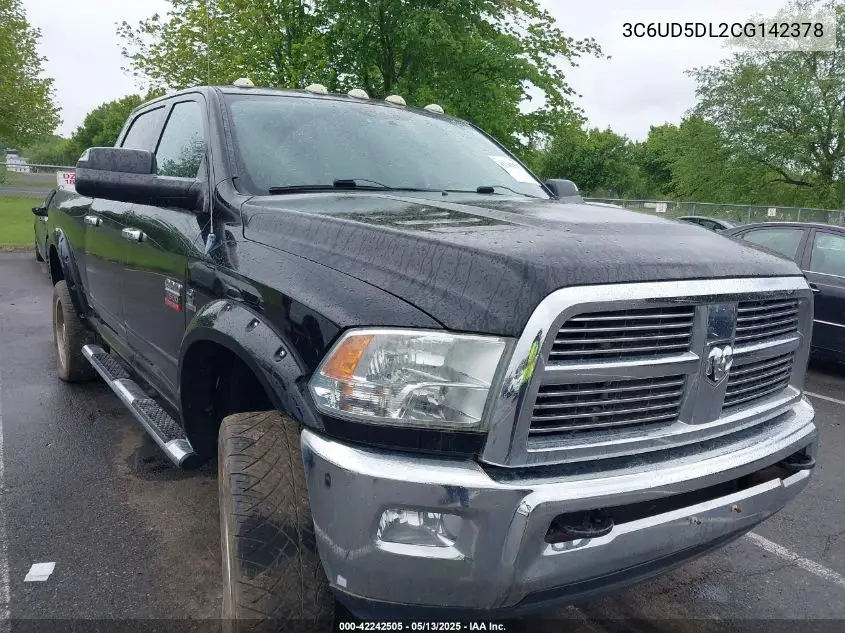 2012 Ram 2500 Slt VIN: 3C6UD5DL2CG142378 Lot: 42242505