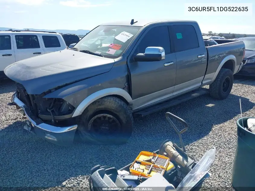 2013 Ram 2500 Laramie VIN: 3C6UR5FL1DG522635 Lot: 42625004