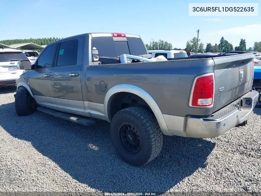2013 Ram 2500 Laramie VIN: 3C6UR5FL1DG522635 Lot: 42625004