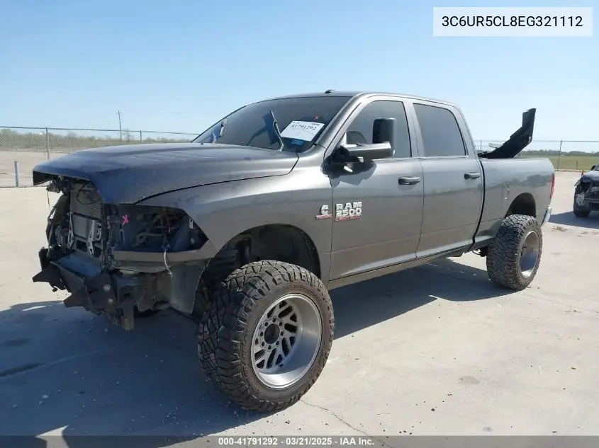 2014 Ram 2500 Tradesman VIN: 3C6UR5CL8EG321112 Lot: 41791292