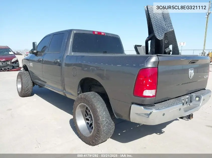2014 Ram 2500 Tradesman VIN: 3C6UR5CL8EG321112 Lot: 41791292