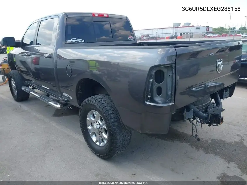 2014 Ram 2500 Slt VIN: 3C6UR5DLXEG288158 Lot: 42534472