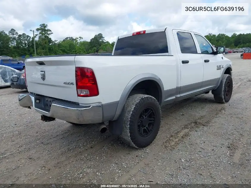 2015 Ram 2500 Tradesman VIN: 3C6UR5CL6FG639196 Lot: 42240407