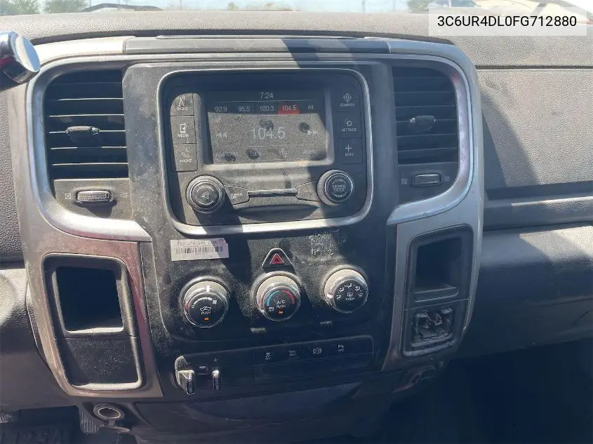 2015 Ram 2500 Slt VIN: 3C6UR4DL0FG712880 Lot: 42268609