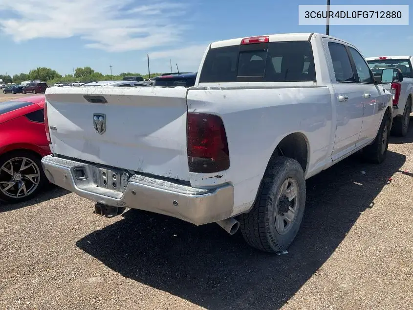 2015 Ram 2500 Slt VIN: 3C6UR4DL0FG712880 Lot: 42268609
