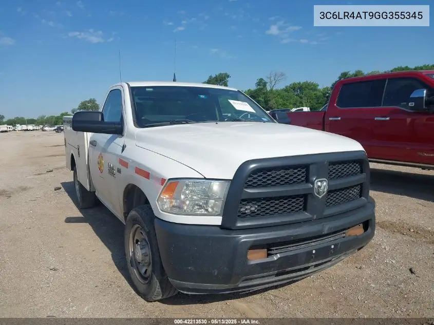 2016 Ram 2500 Tradesman VIN: 3C6LR4AT9GG355345 Lot: 42213530