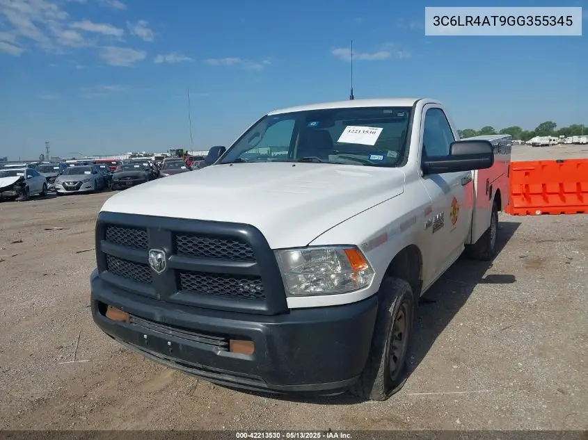 2016 Ram 2500 Tradesman VIN: 3C6LR4AT9GG355345 Lot: 42213530