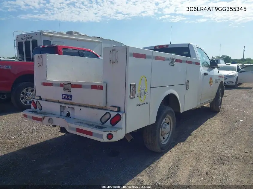 2016 Ram 2500 Tradesman VIN: 3C6LR4AT9GG355345 Lot: 42213530