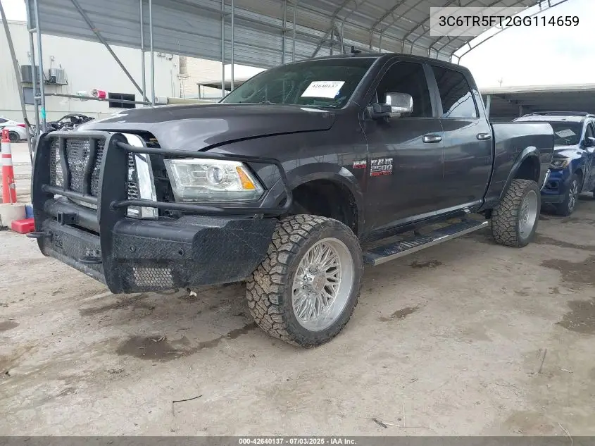 2016 Ram 2500 Laramie VIN: 3C6TR5FT2GG114659 Lot: 42640137
